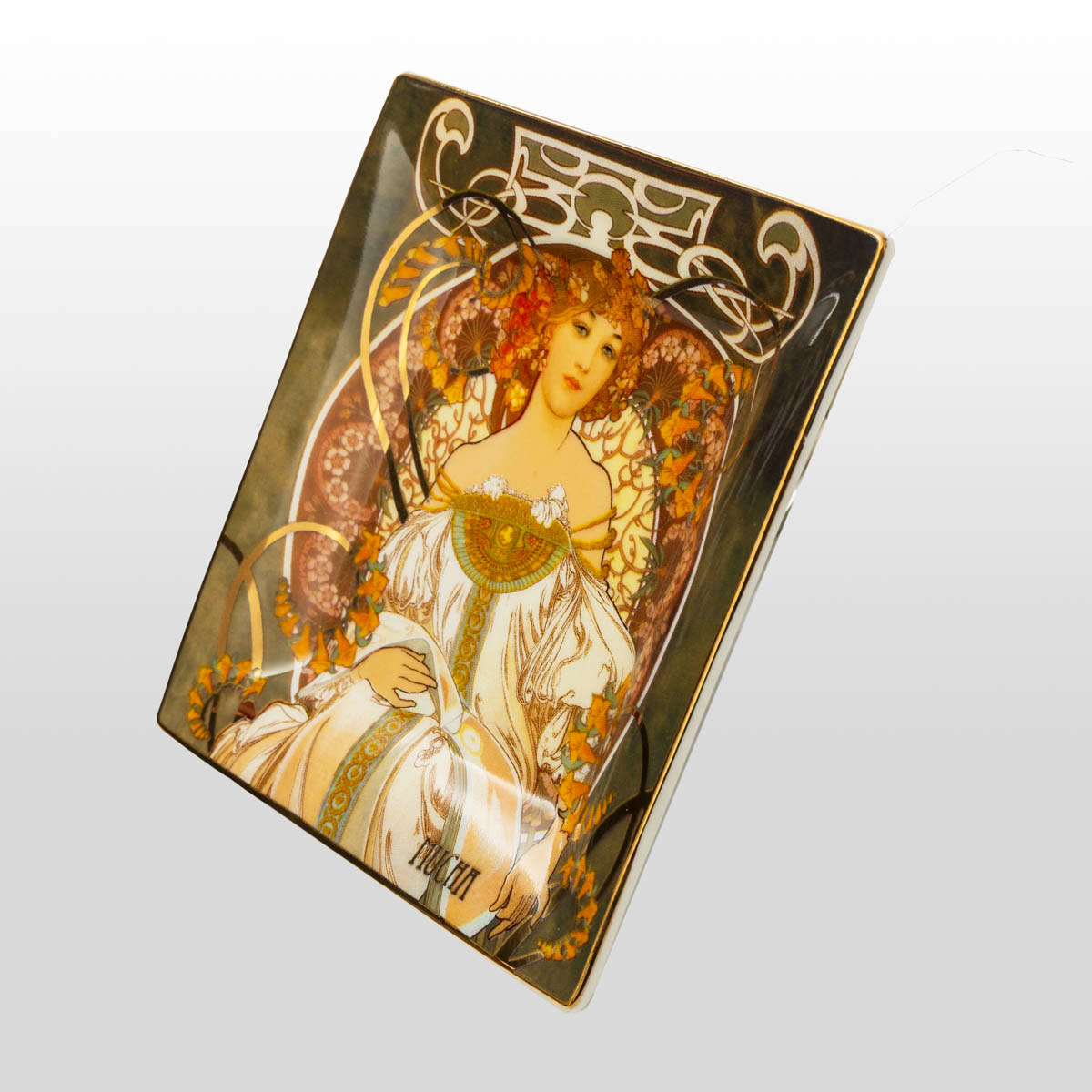 Plato Alfons Mucha: Ensoñación