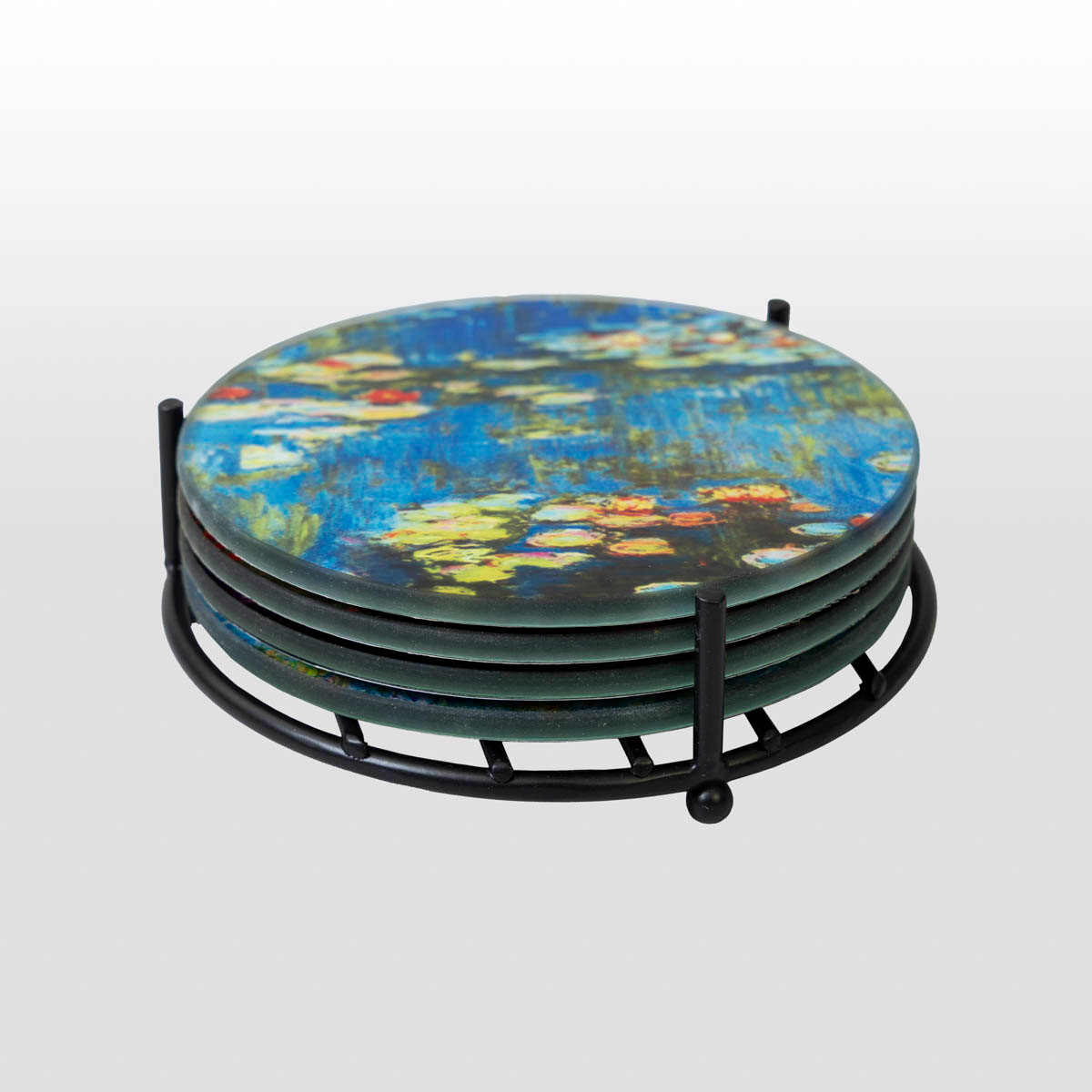 Set de 4 dessous de verre Claude Monet (dans la boîte)