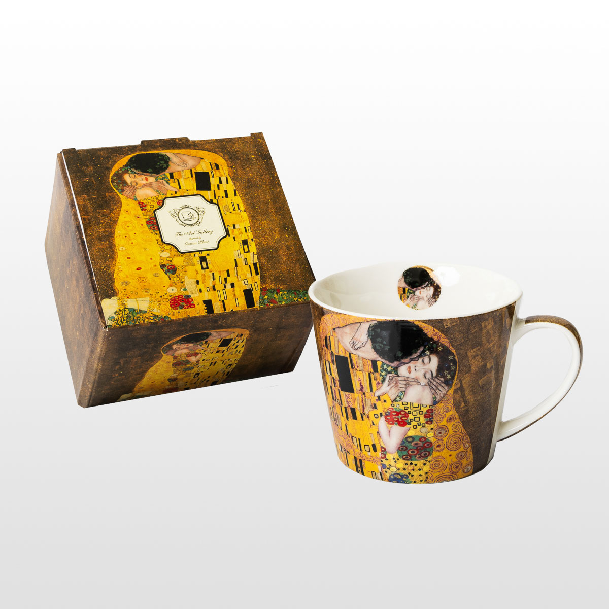 Gustav Klimt big cup : The kiss (600 ml)