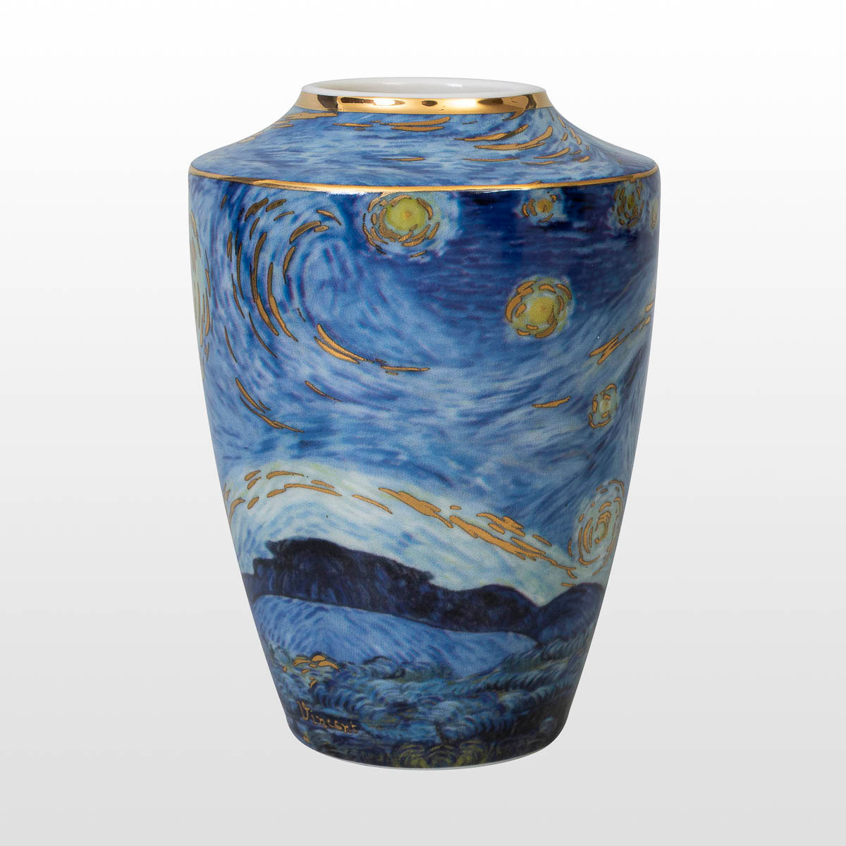 Mini vaso Van Gogh : La notte stellata (dettaglio 3)
