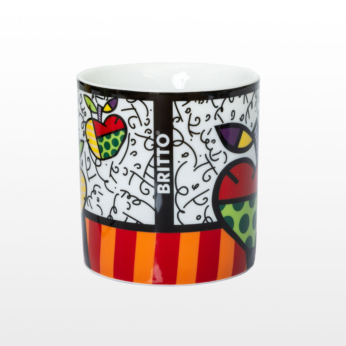Romero Britto Mug : Apple (detail 1)