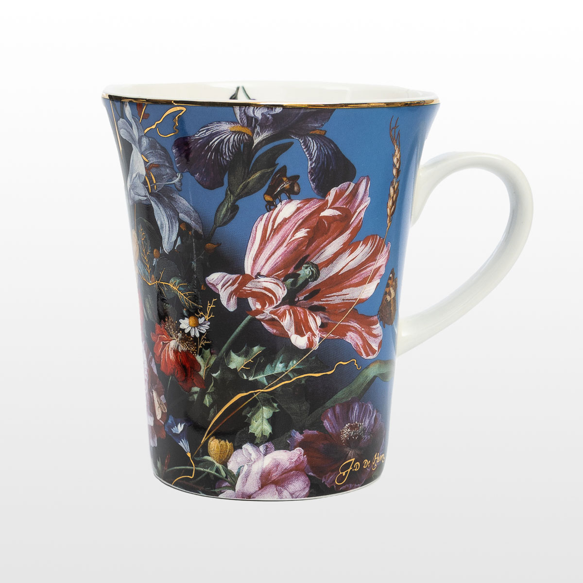 Jan Davidsz de Heem Mug : Summer Flowers (detail 1)