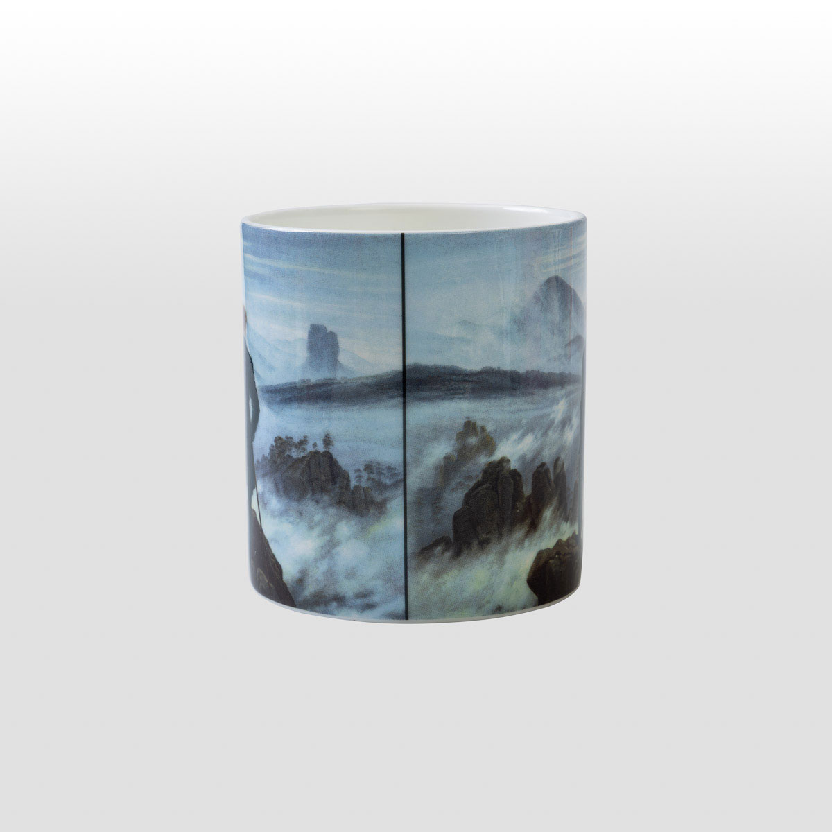 Mug Friedrich : Voyageur contemplant une mer de nuages (détail 1)