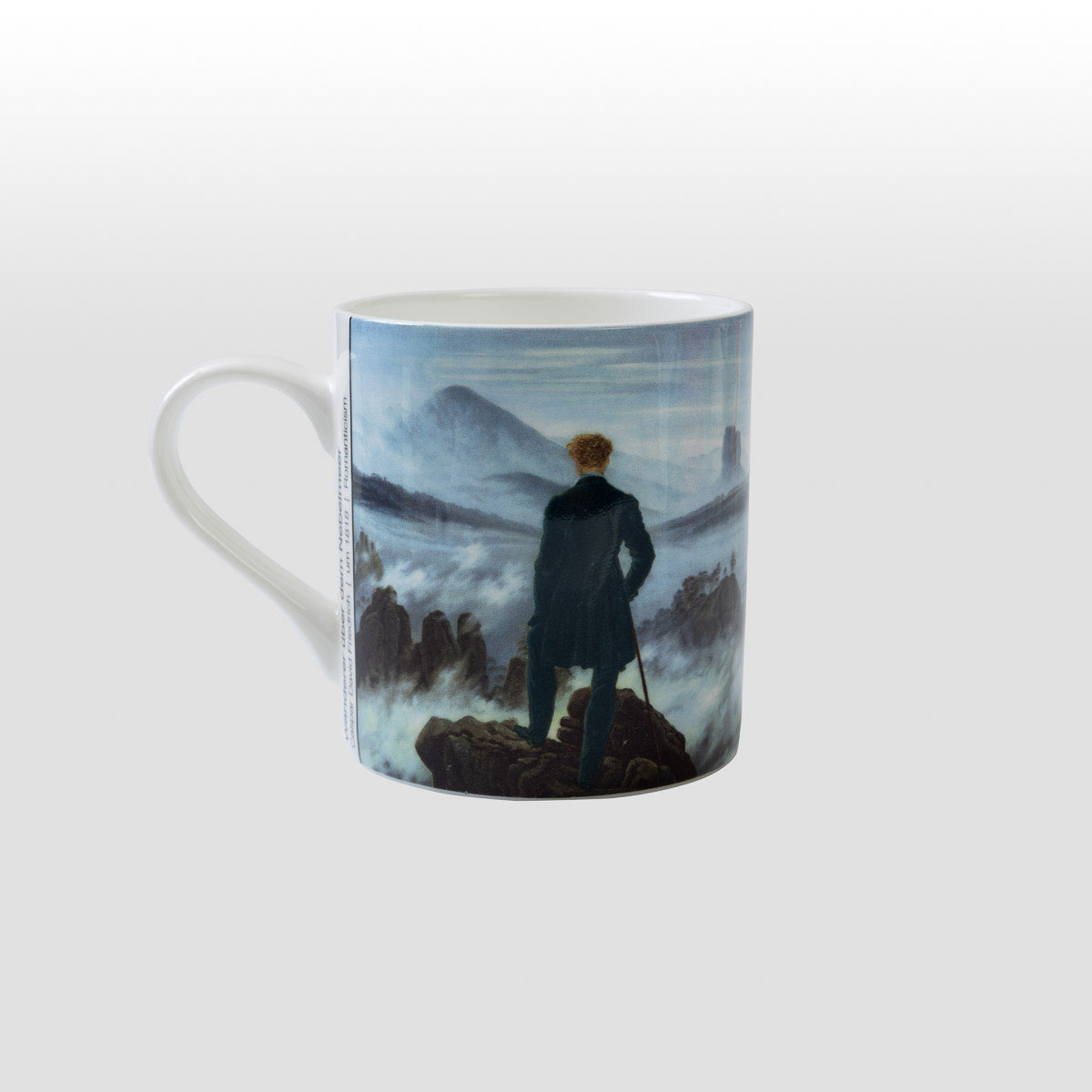 Mug Friedrich : Voyageur contemplant une mer de nuages (détail 2)