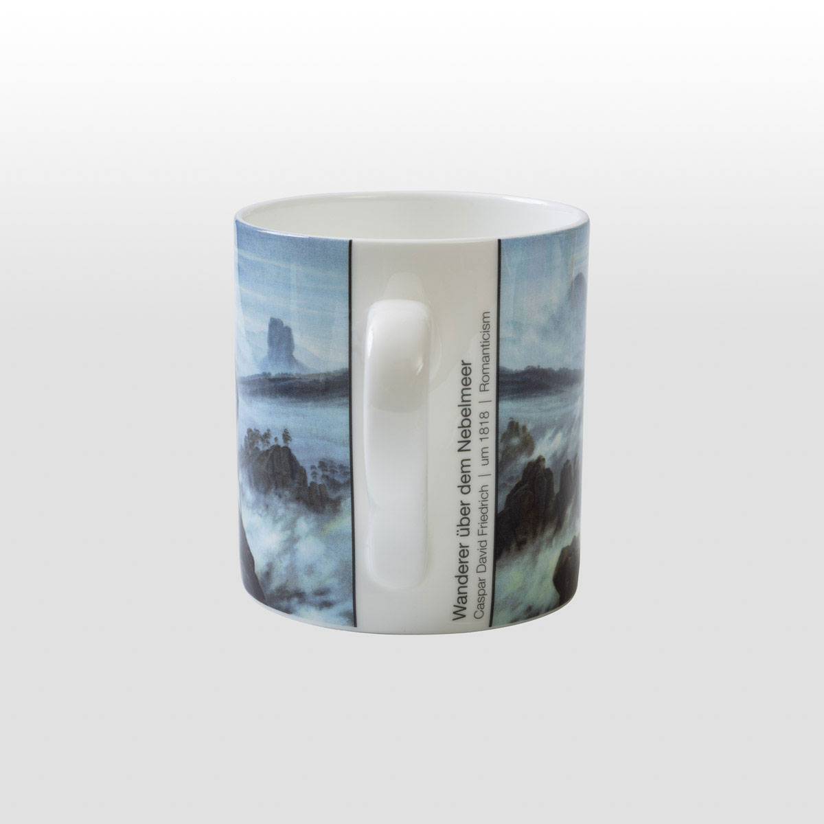 Mug Friedrich : Voyageur contemplant une mer de nuages (détail 3)
