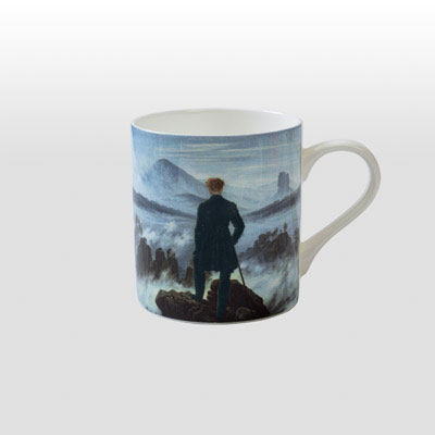 Mug Friedrich : Voyageur contemplant une mer de nuages
