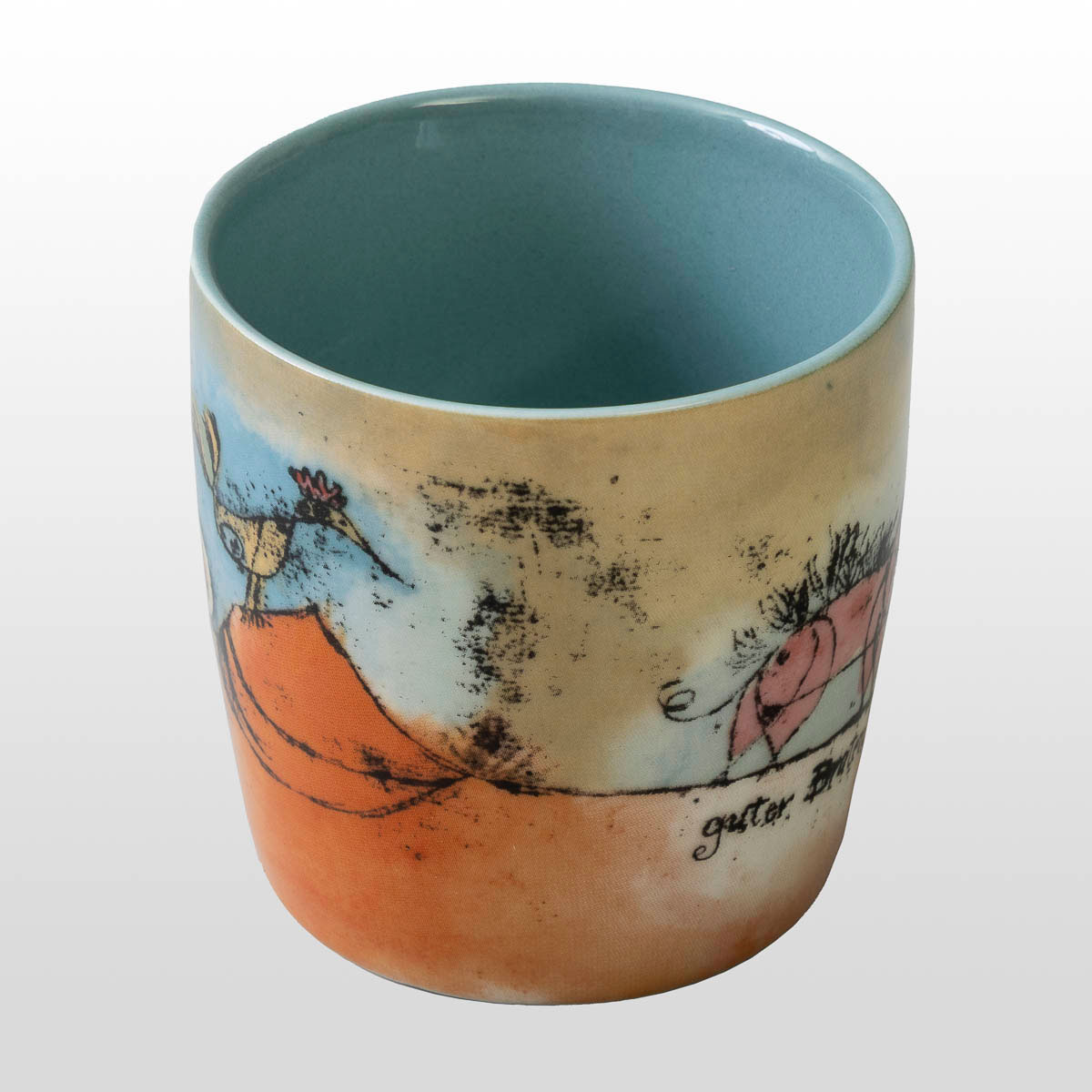 Mug Paul Klee : D'où viennent les oeufs et le bon rôti ? (détail 1)