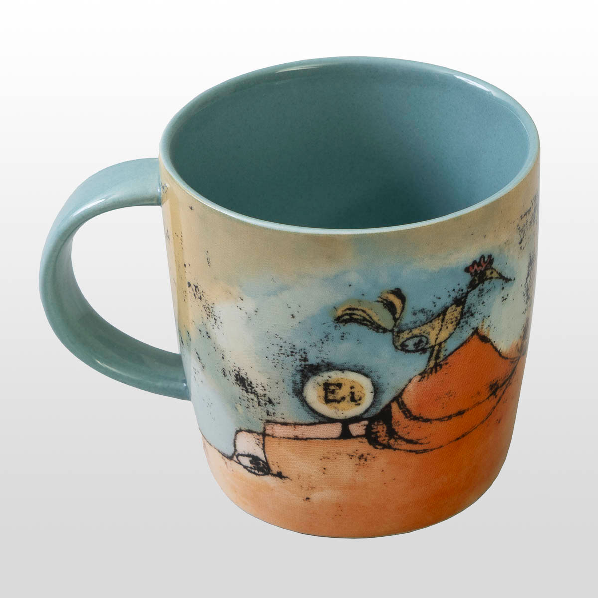 Mug Paul Klee : D'où viennent les oeufs et le bon rôti ? (détail 2)