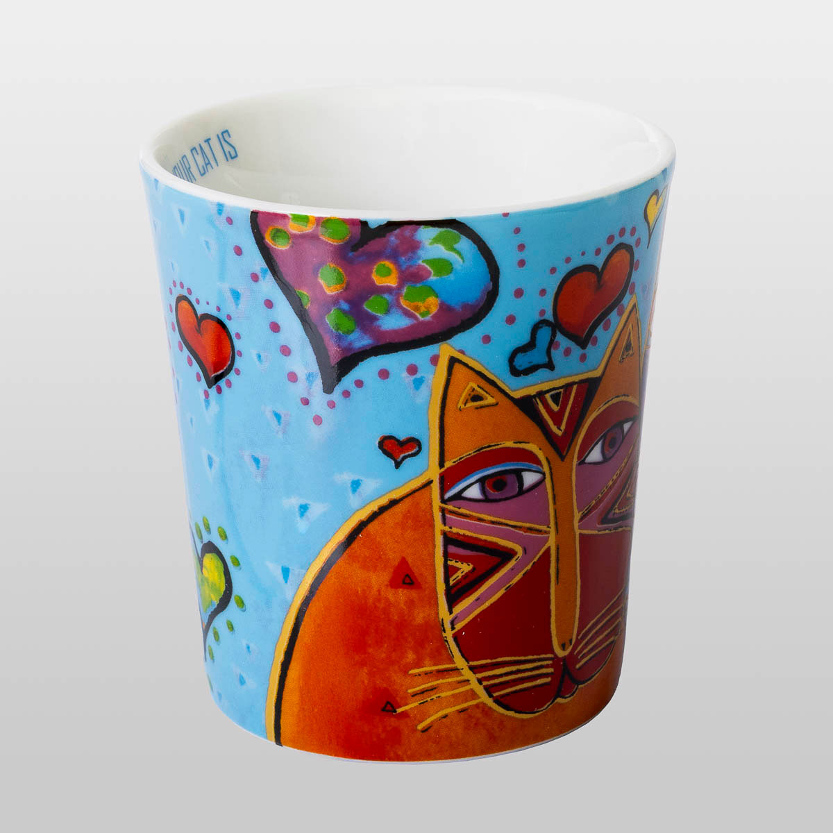 Tazza Laurel Burch: Home is where your cat is (dettaglio 1)