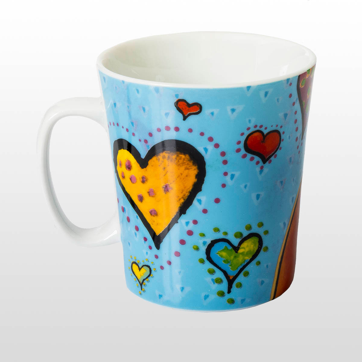 Tazza Laurel Burch: Home is where your cat is (dettaglio 2)