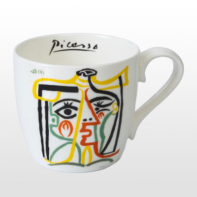 Mug Pablo Picasso : Portrait de Jacqueline avec un chapeau