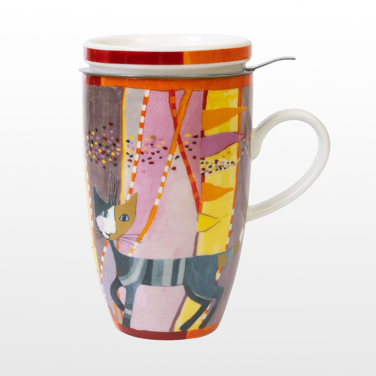 Mug à thé Rosina Wachtmeister : Sottosopra (avec filtre) , détail 1