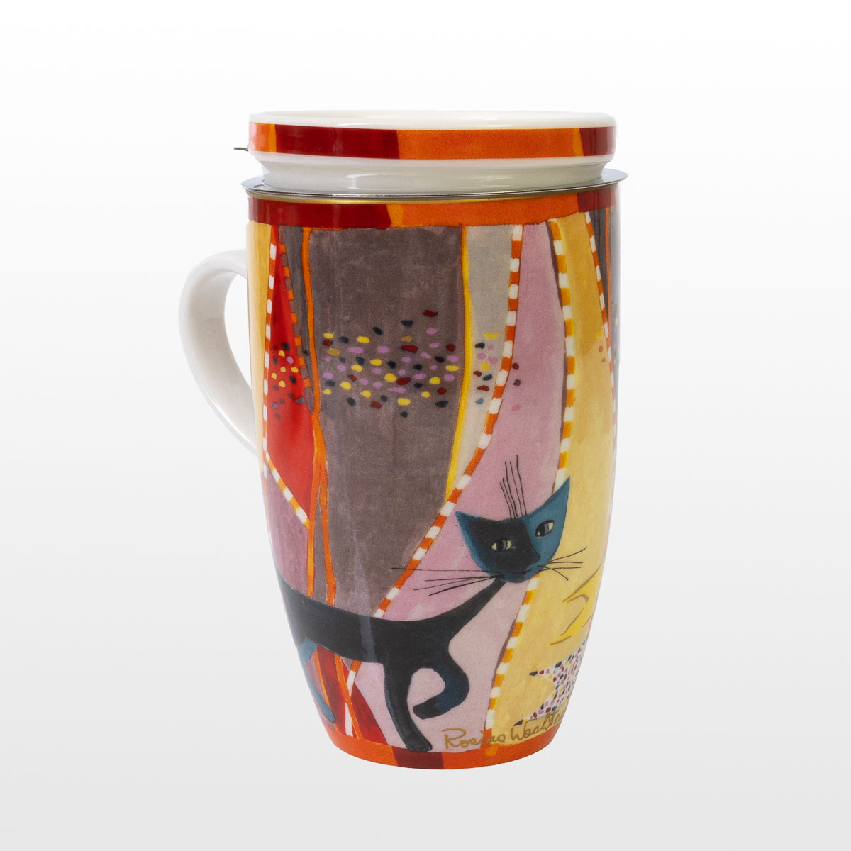 Mug à thé Rosina Wachtmeister : Sottosopra (avec filtre) , détail 3