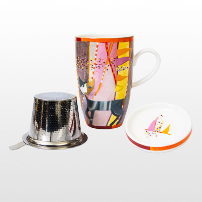 Rosina Wachtmeister tea mug : Sottosopra (with filter)
