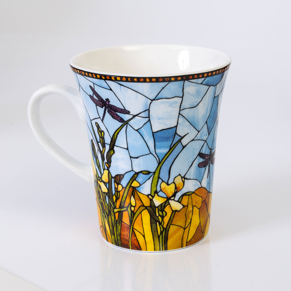 Louis Comfort Tiffany Mug : Irises (detail 2)