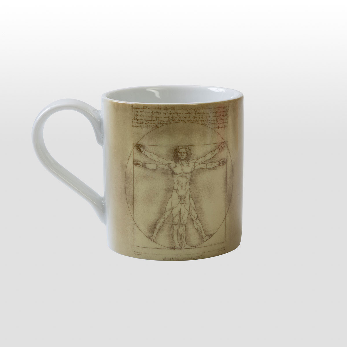 Mug Léonard de Vinci : L'homme de Vitruve (détail 2)