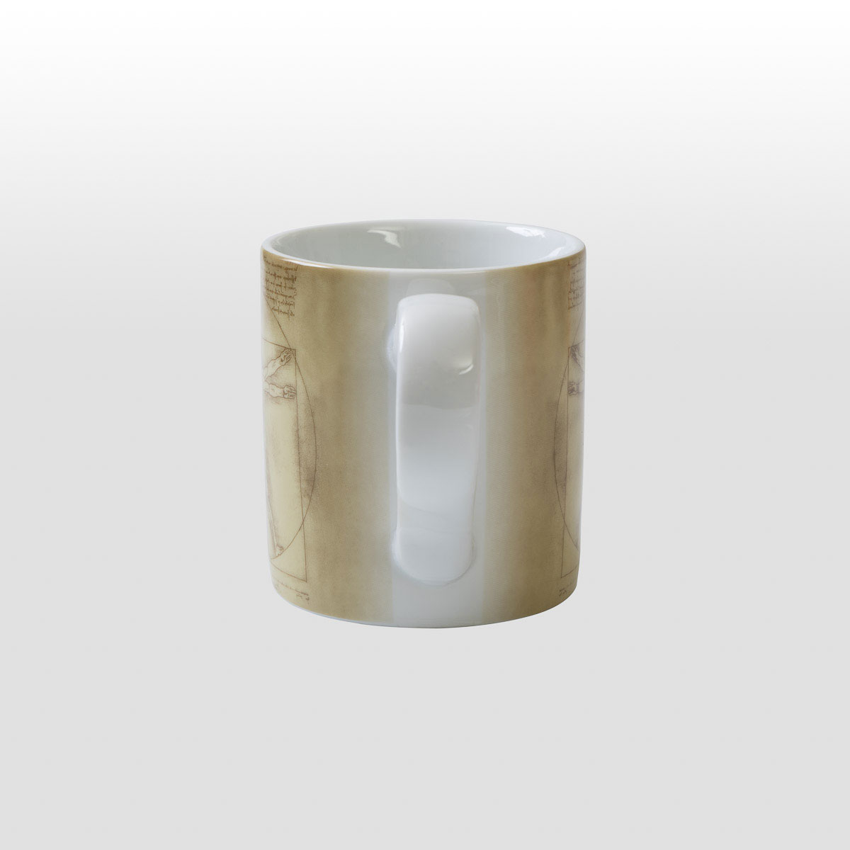 Mug Léonard de Vinci : L'homme de Vitruve (détail 3)