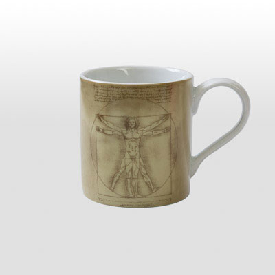 Mug Léonard de Vinci : L'homme de Vitruve