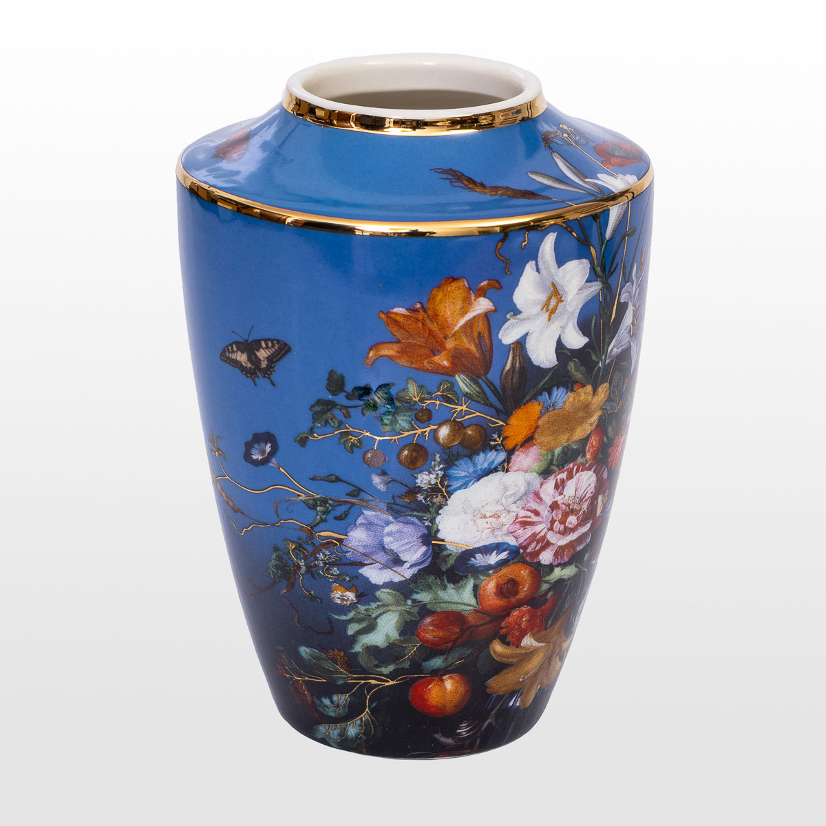 Mini vaso Jan Davidsz de Heem : Flores del verano (detalle 4)