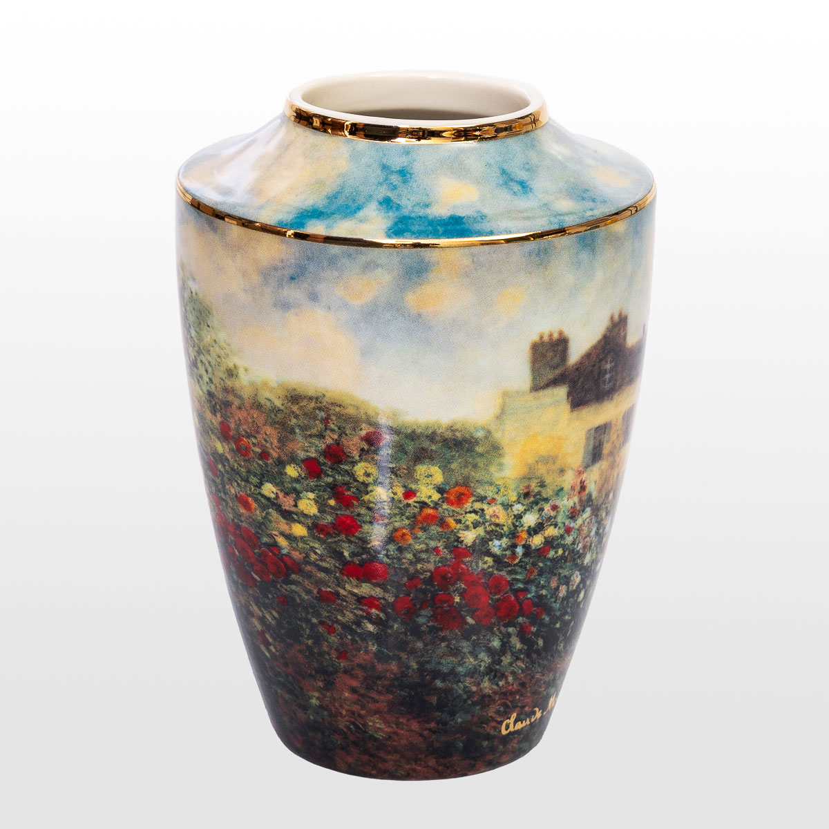 Claude Monet Mini vase : The Artist's House (detail 3)