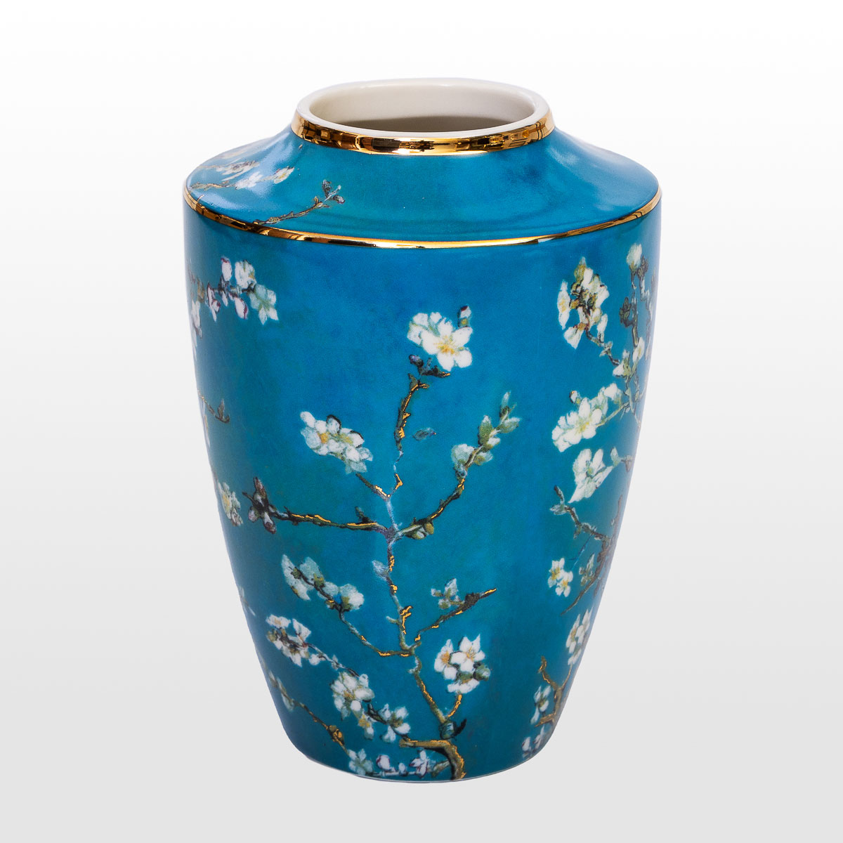 Mini vaso Van Gogh : Rama de almendro (azul) (detalle 3)