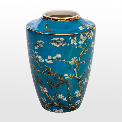 Mini vase Van Gogh : Branche d'amandier (bleu)