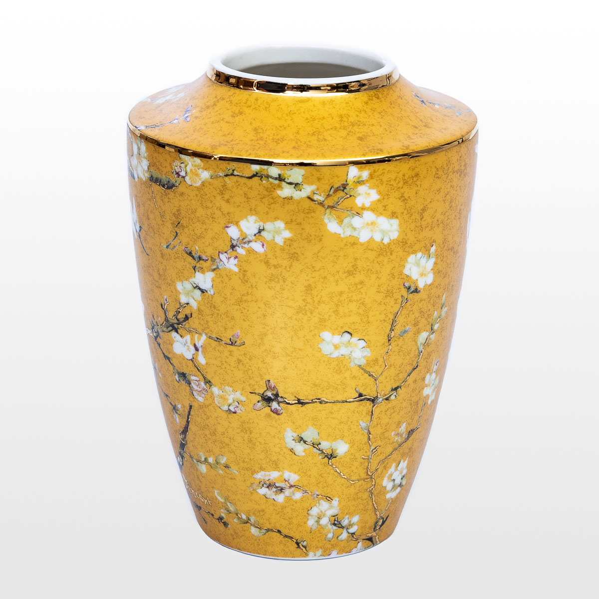 Mini vase Van Gogh : Branche d'amandier (or) (détail 2)