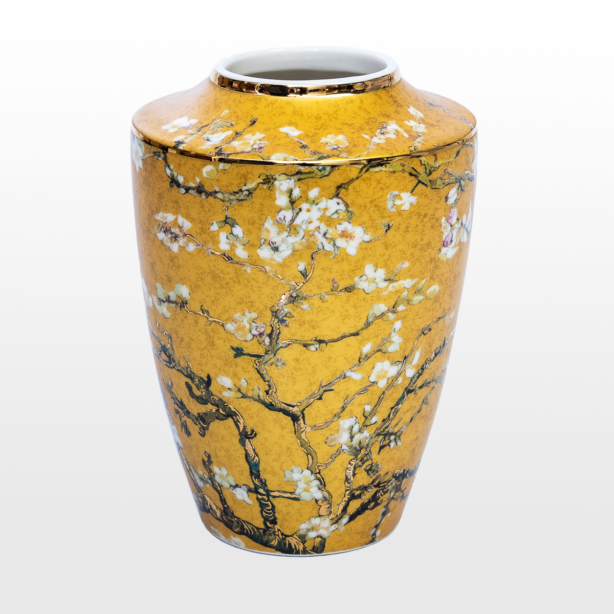 Van Gogh Mini vase : Almond Tree (gold)