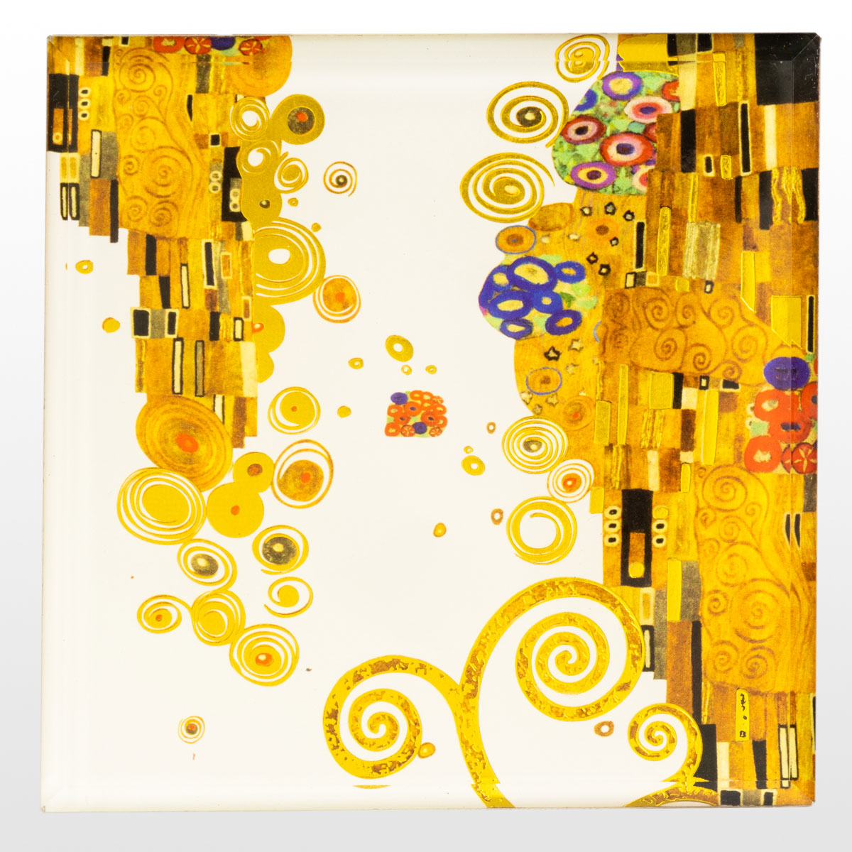 Set of 4 coasters Gustav Klimt (detail n°4)