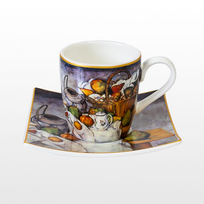 Paul Cézanne espresso cup and saucer : Still life II
