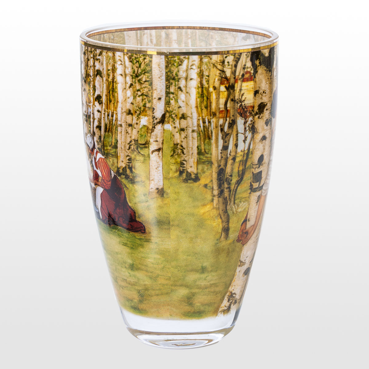 Vaso Carl Larsson : Open Air Breakfast (dettaglio 1)