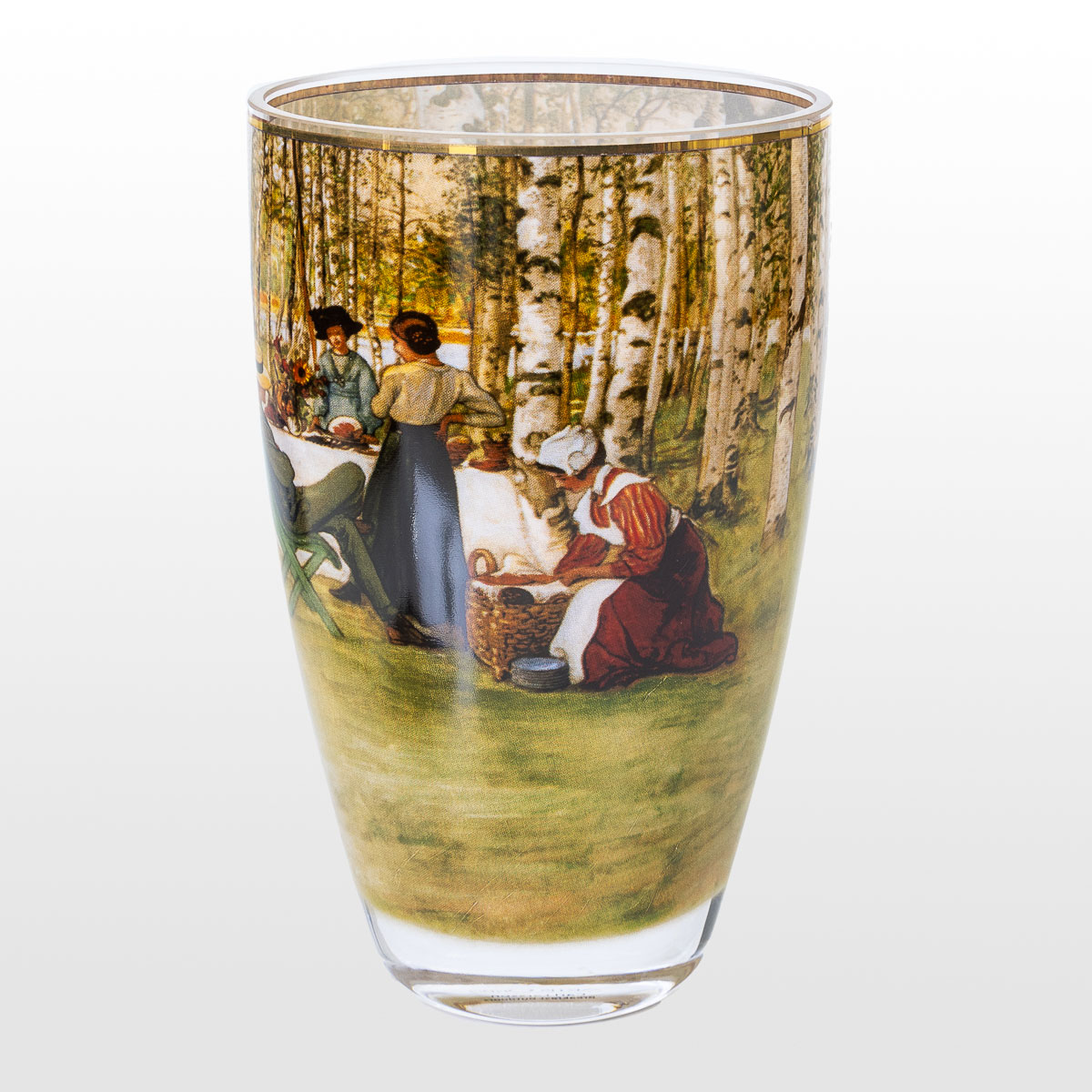 Vaso Carl Larsson : Open Air Breakfast (dettaglio 2)