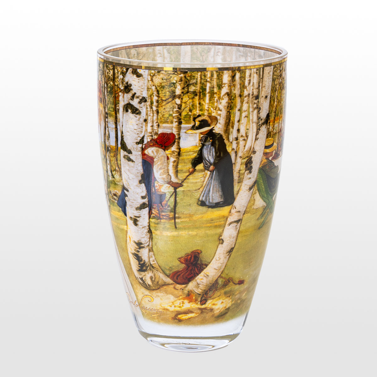 Vaso Carl Larsson : Open Air Breakfast (dettaglio 4)