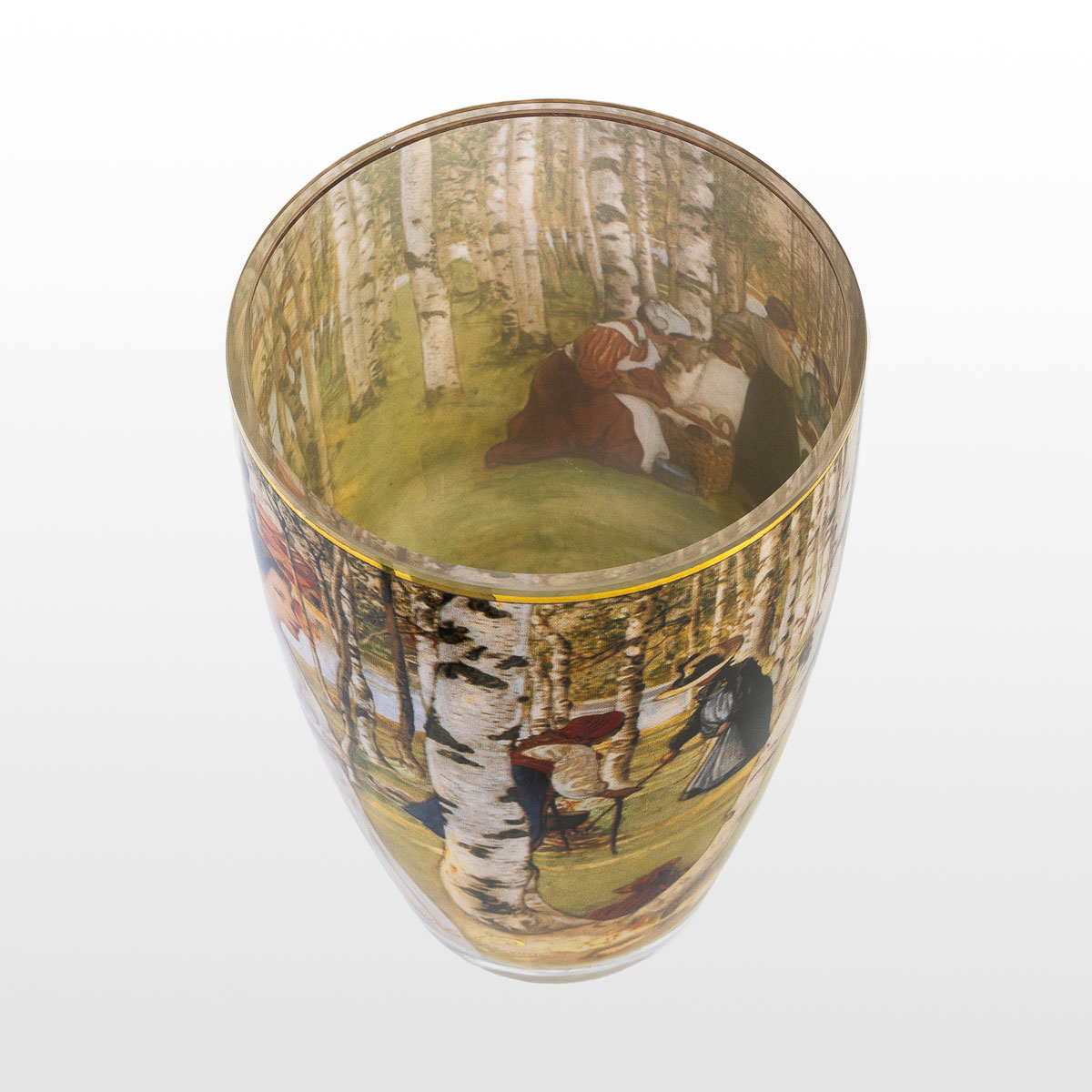 Vaso Carl Larsson : Open Air Breakfast (dettaglio 5)