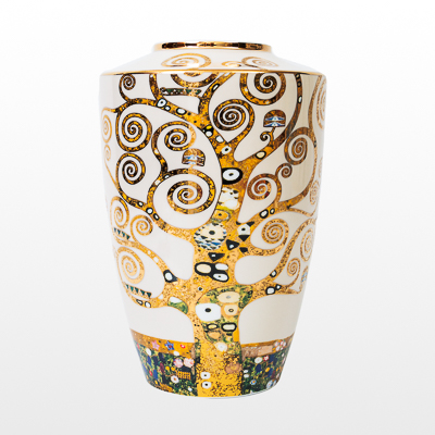 Gustav Klimt vase : The Tree of Life