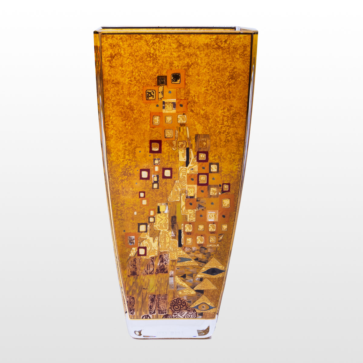 Vase en verre Gustav Klimt : Adèle bloch (détail 2)