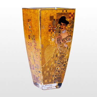 Jarrón de vidrio Gustav Klimt: Adèle Bloch