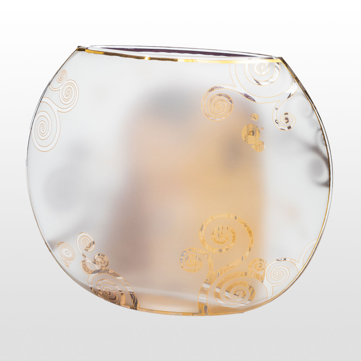 Vase en verre sablé Gustav Klimt : Le baiser (22 cm) (détail 3)