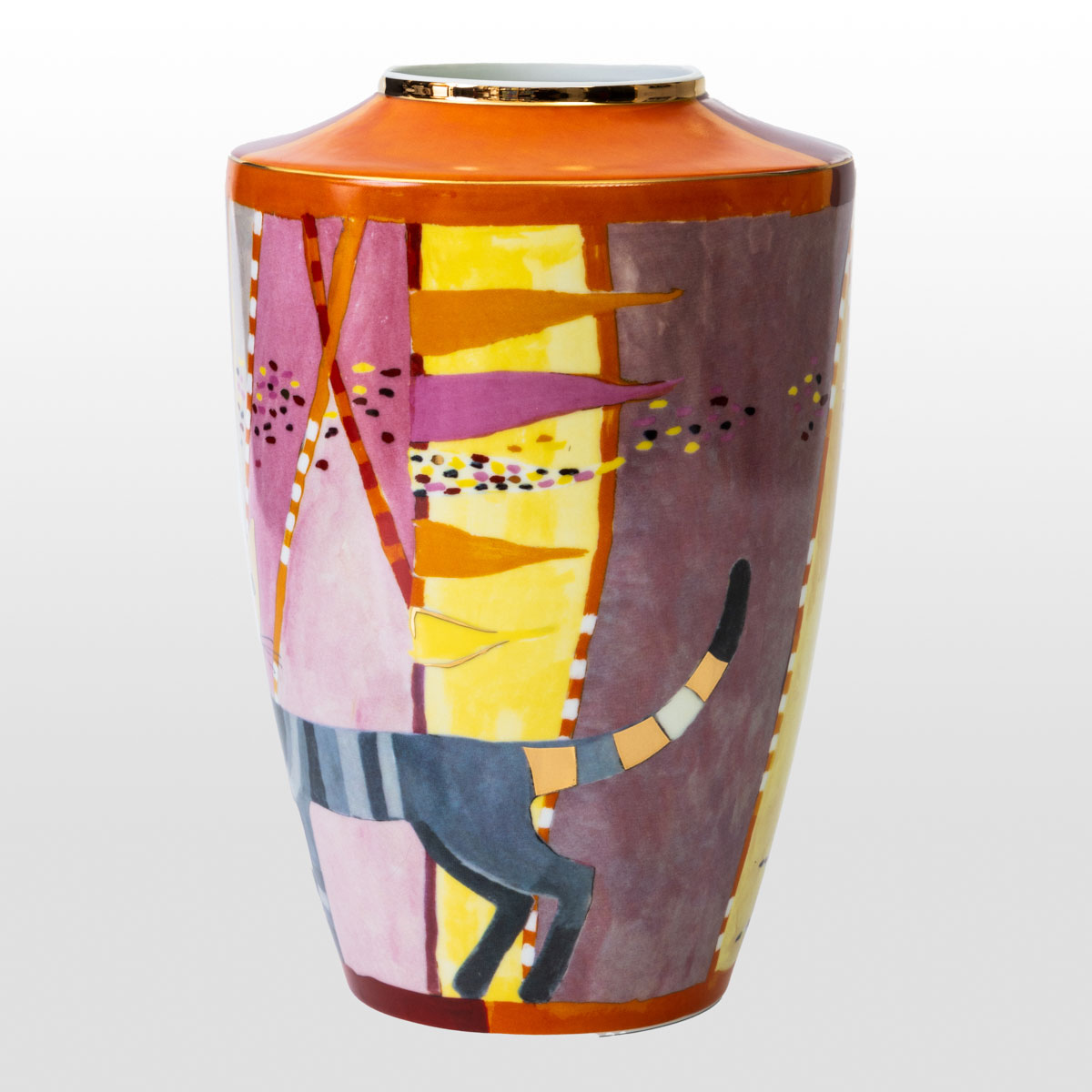 Rosina Wachtmeister porcelain vase: Sottosopra (detail 2)