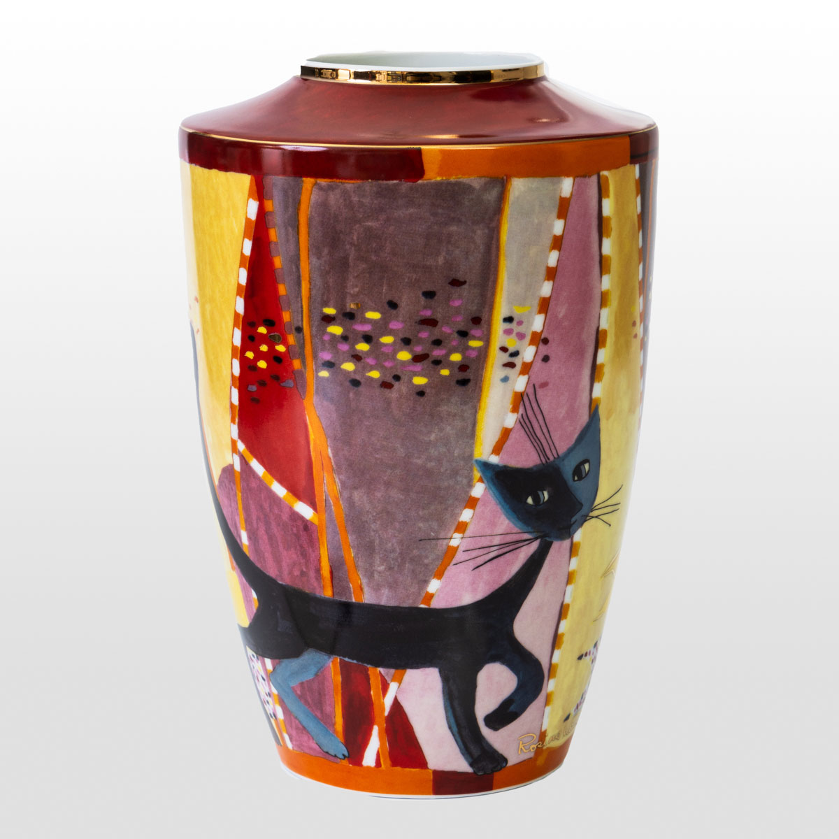 Rosina Wachtmeister porcelain vase: Sottosopra (detail 4)