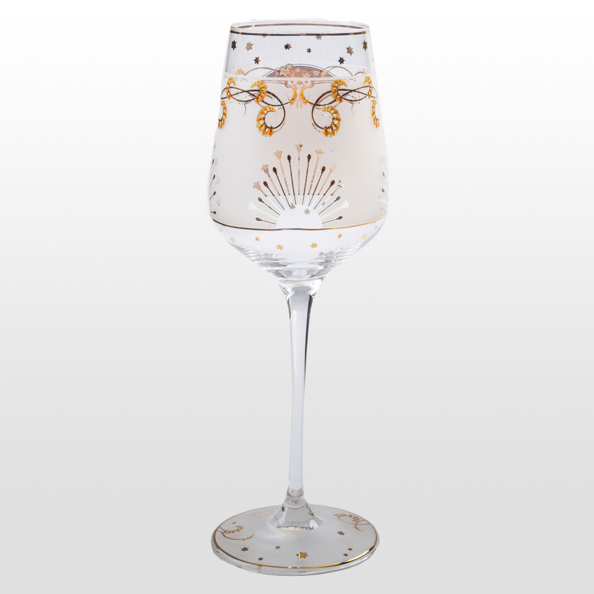 Wine glass Alphonse Mucha: Dreams (detail 2)