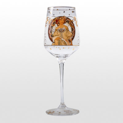 Wine glass Alphonse Mucha: Dreams