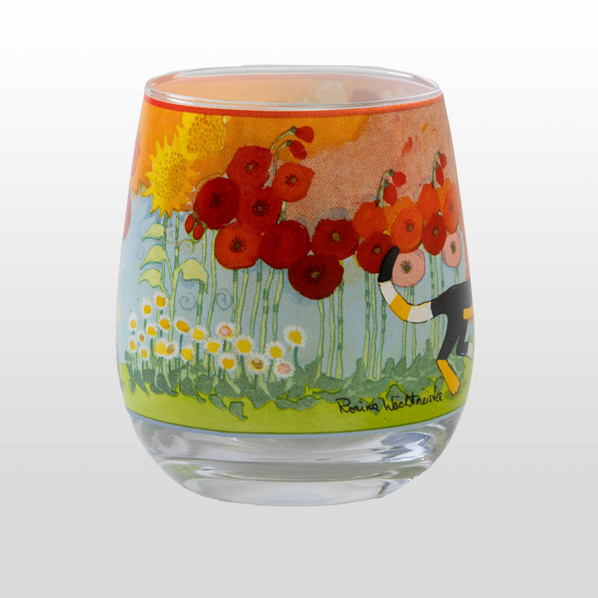 Glass candle holder Rosina Wachtmeister : L'estate in giardino (detail 2)