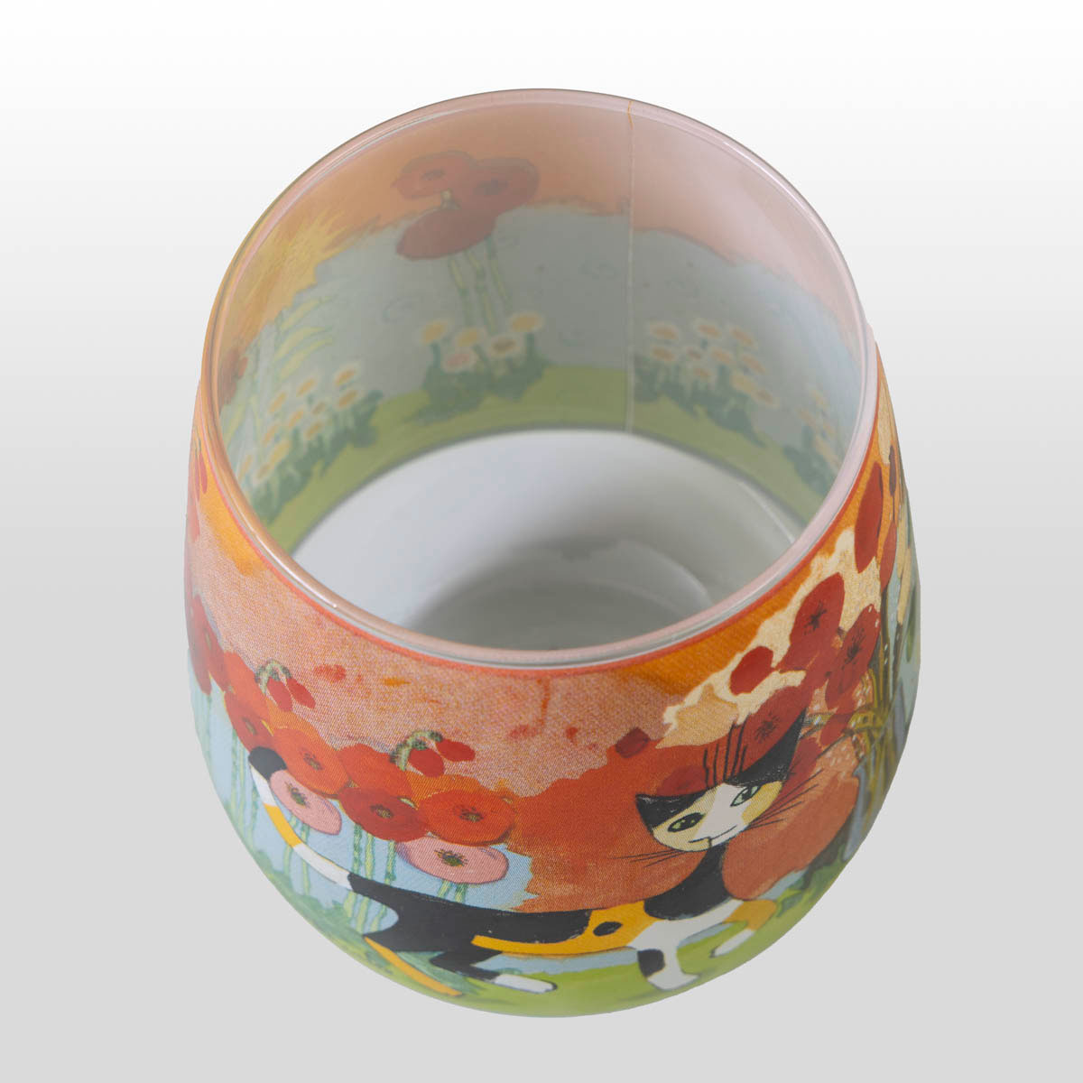 Glass candle holder Rosina Wachtmeister : L'estate in giardino (detail 3)