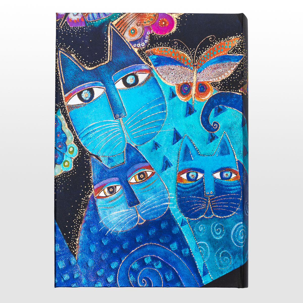 Paperblanks Journal diary - Laurel Burch : Blue Cats and Butterflies (detail 2)