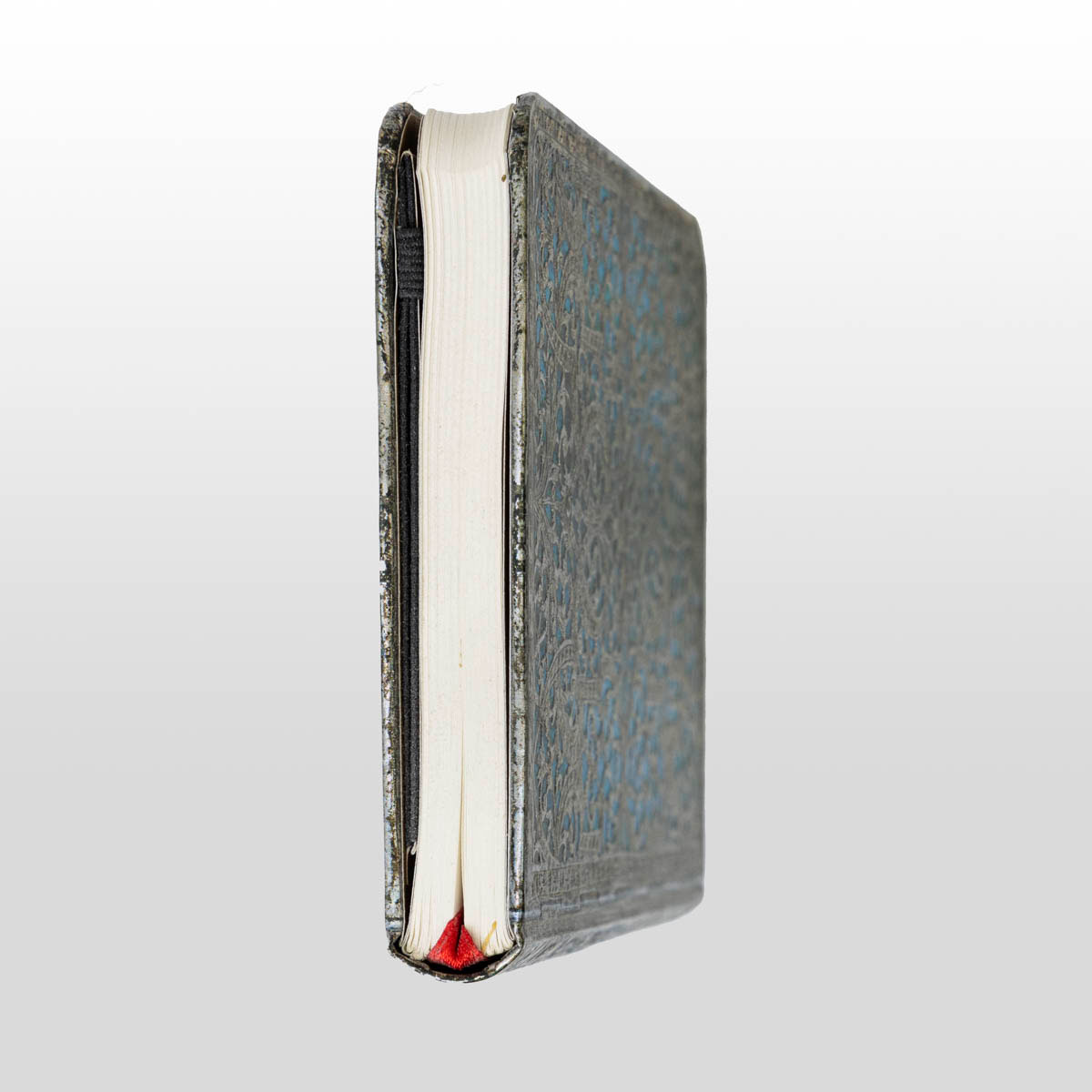 Journal diary Paperblanks - Silver Filigree : Maya Blue - MINI classic (detail 3)