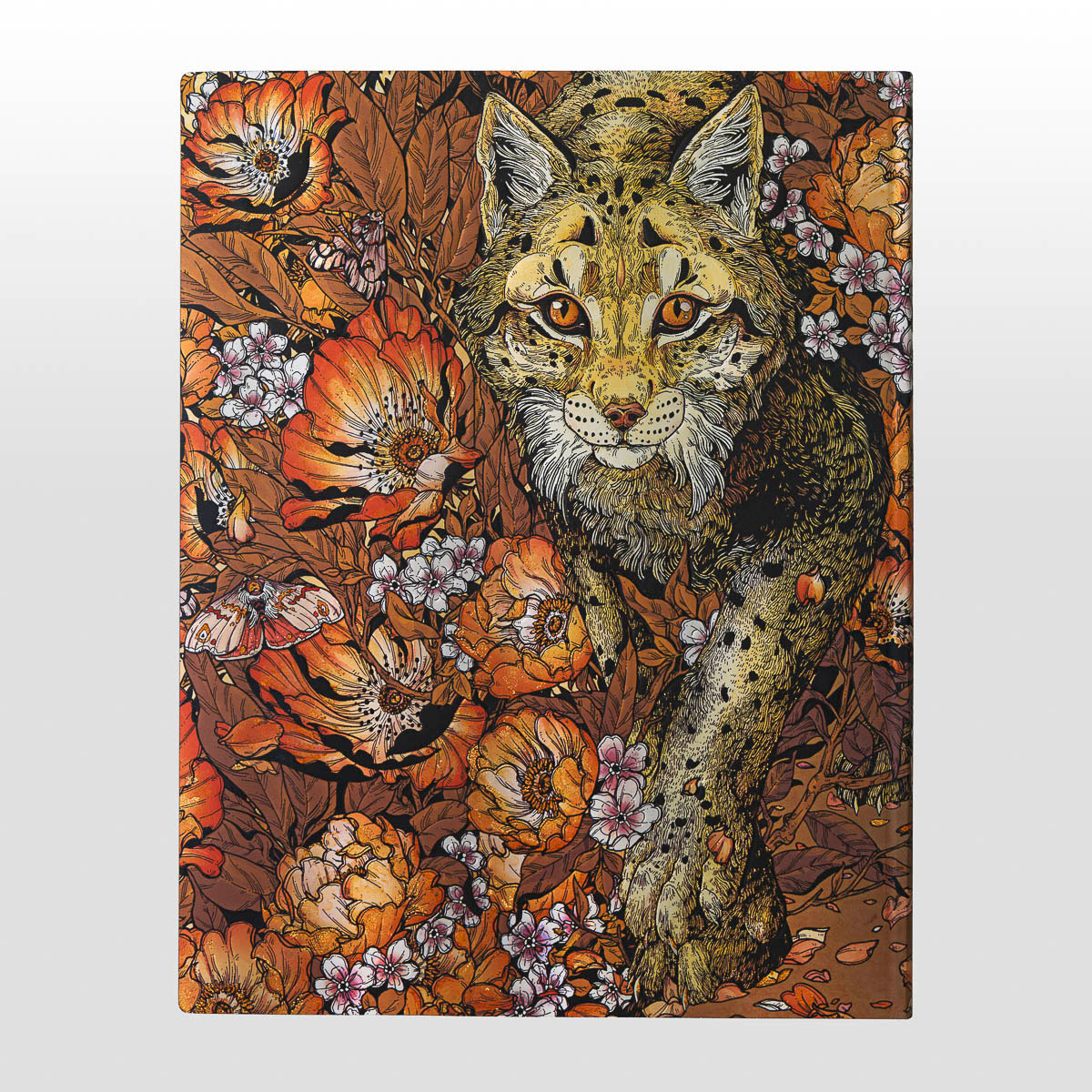 Carnet Paperblanks FLEXIS - L’Ascension du Lynx (L’Art d’Erica Williams) (détail 1)