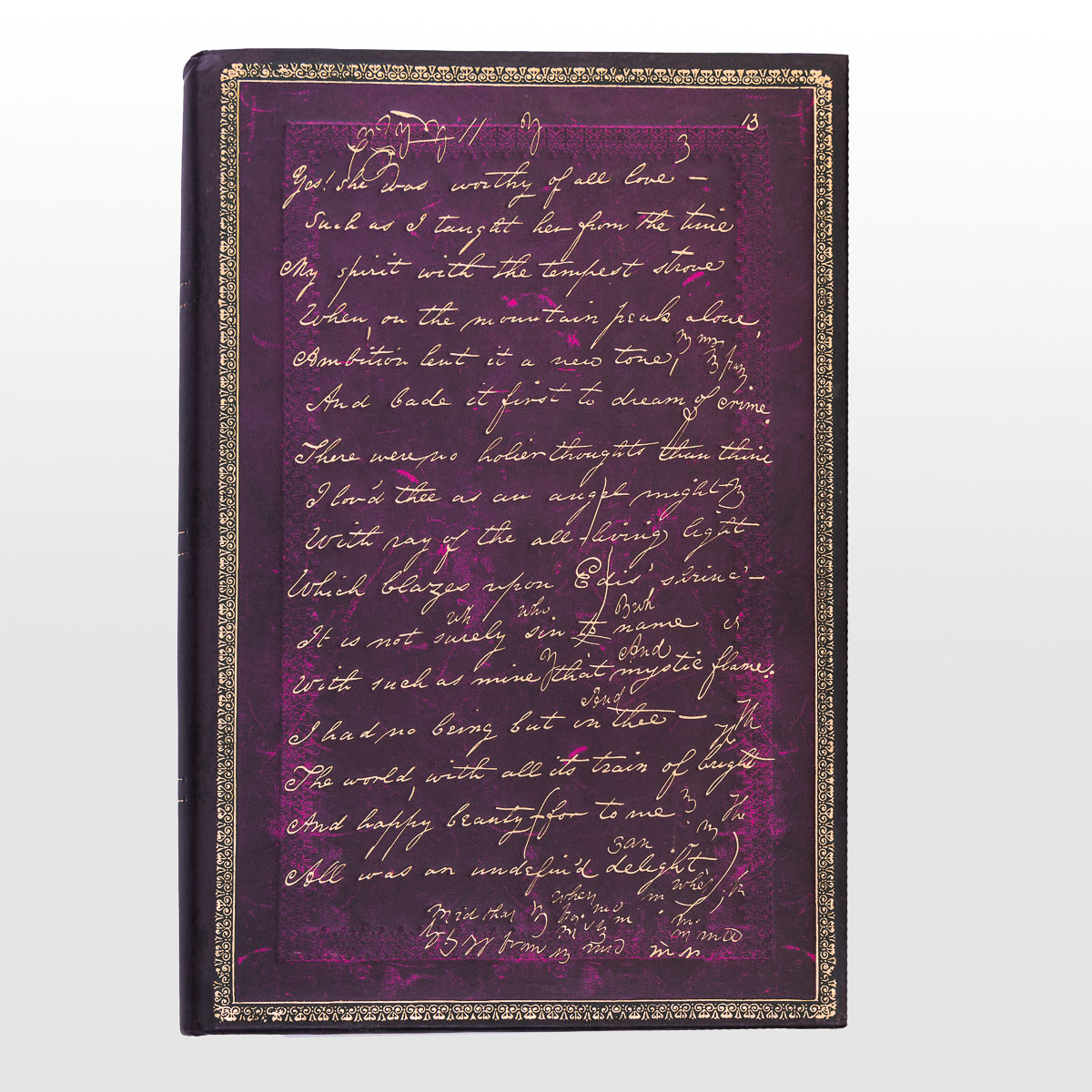 Paperblanks Address book - Edgar Allan Poe, Tamerlane - MINI (detail 1)