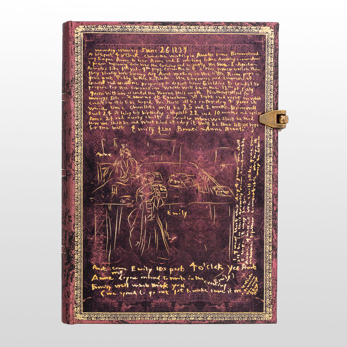 Paperblanks Journal diary - The Brontë sisters - MIDI lined 240p