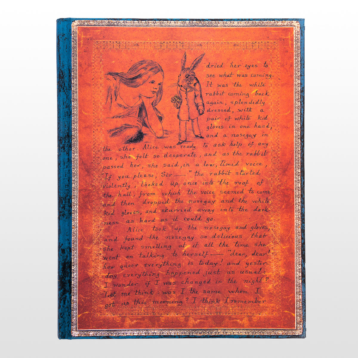 Paperblanks Journal diary - Lewis Carroll : Alice in wonderland (detail 1)